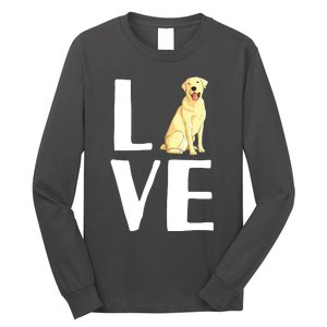 Cool Labrador For Men Women Yellow Lab Dog Lab Retriever Long Sleeve Shirt