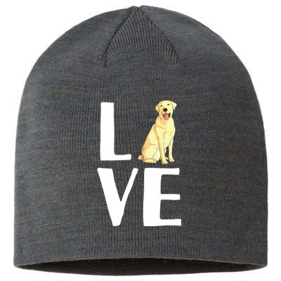 Cool Labrador For Men Women Yellow Lab Dog Lab Retriever Sustainable Beanie