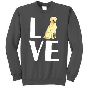 Cool Labrador For Men Women Yellow Lab Dog Lab Retriever Tall Sweatshirt