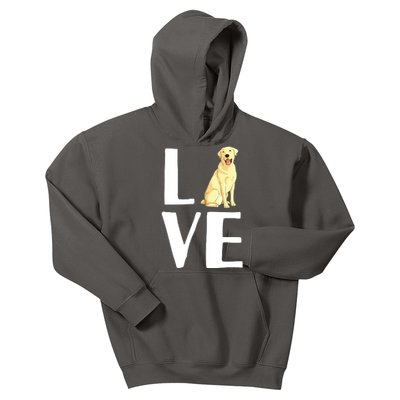 Cool Labrador For Men Women Yellow Lab Dog Lab Retriever Kids Hoodie