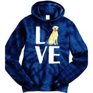 Cool Labrador For Men Women Yellow Lab Dog Lab Retriever Tie Dye Hoodie