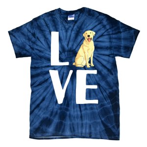 Cool Labrador For Men Women Yellow Lab Dog Lab Retriever Tie-Dye T-Shirt