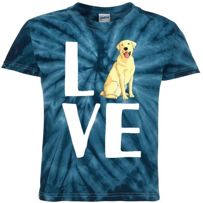 Cool Labrador For Men Women Yellow Lab Dog Lab Retriever Kids Tie-Dye T-Shirt