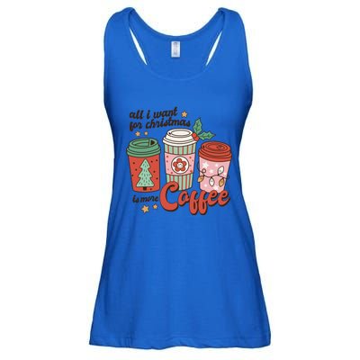 Coffee Lover Funny Christmas All I Want For Xmas Mom Teacher Meaningful Gift Ladies Essential Flowy Tank