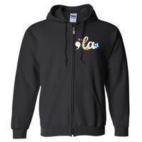 Comma La Floral Kamala Harris President 2024 Coma La Flowers Full Zip Hoodie