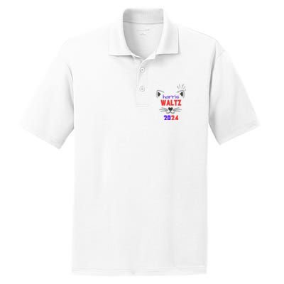 Cat Ladies For Harris Waltz Cat 2024 President Harris Waltz PosiCharge RacerMesh Polo