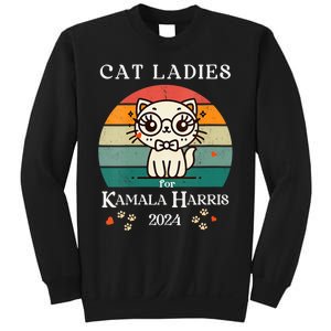 Cat Ladies For Kamala Harris Sweatshirt