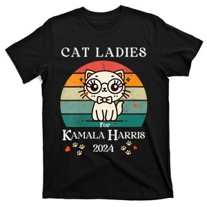 Cat Ladies For Kamala Harris T-Shirt