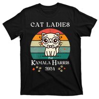 Cat Ladies For Kamala Harris T-Shirt