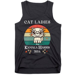 Cat Ladies For Kamala Harris Tank Top