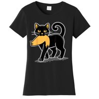 Cat Ladies For Kamala Harris Donald Trump 2024 Sarcastic Women's T-Shirt