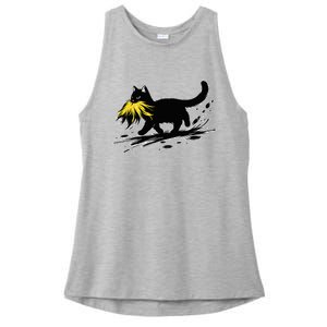 Cat Ladies For Kamala Harris Sarcastic Donald Trump 2024 Ladies PosiCharge Tri-Blend Wicking Tank