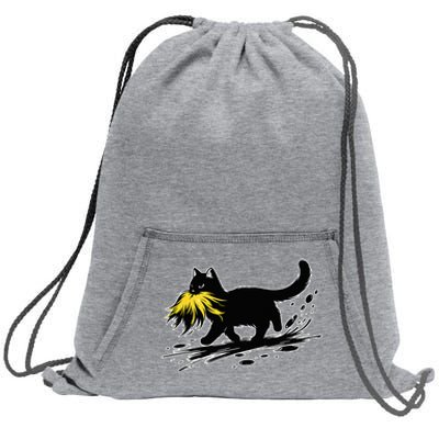 Cat Ladies For Kamala Harris Sarcastic Donald Trump 2024 Sweatshirt Cinch Pack Bag