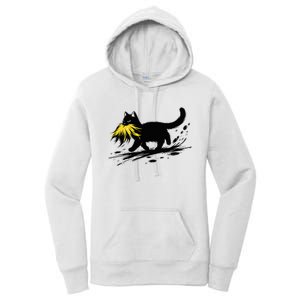 Cat Ladies For Kamala Harris Sarcastic Donald Trump 2024 Women's Pullover Hoodie