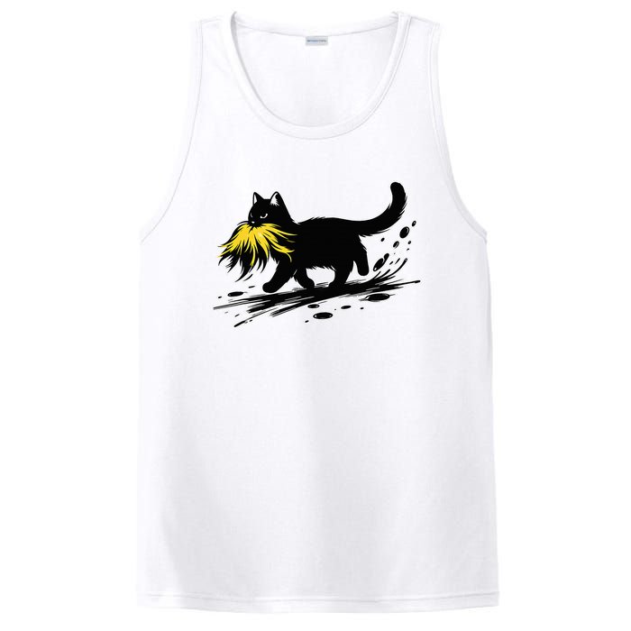 Cat Ladies For Kamala Harris Sarcastic Donald Trump 2024 PosiCharge Competitor Tank