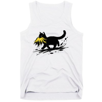 Cat Ladies For Kamala Harris Sarcastic Donald Trump 2024 Tank Top