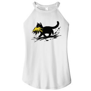 Cat Ladies For Kamala Harris Sarcastic Donald Trump 2024 Women's Perfect Tri Rocker Tank