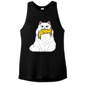 Cat Ladies For Kamala Harris Donald Trump 2024 Sarcastic Ladies PosiCharge Tri-Blend Wicking Tank