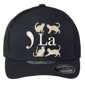 Comma La Floral Kamala Harris President 2024 Coma La Cats Flexfit Unipanel Trucker Cap