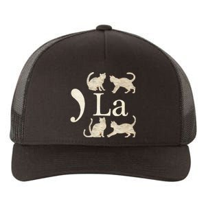 Comma La Floral Kamala Harris President 2024 Coma La Cats Yupoong Adult 5-Panel Trucker Hat