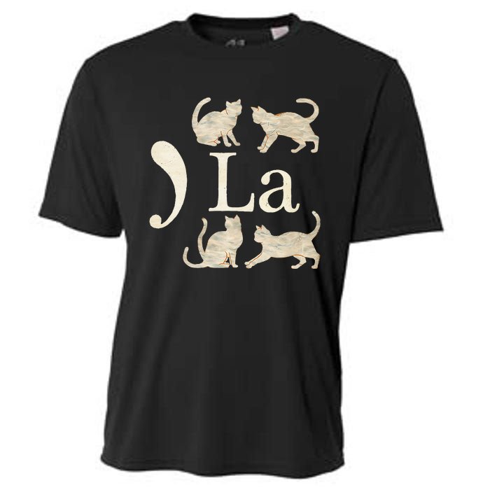 Comma La Floral Kamala Harris President 2024 Coma La Cats Cooling Performance Crew T-Shirt