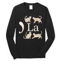 Comma La Floral Kamala Harris President 2024 Coma La Cats Long Sleeve Shirt