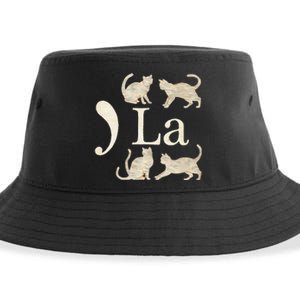 Comma La Floral Kamala Harris President 2024 Coma La Cats Sustainable Bucket Hat