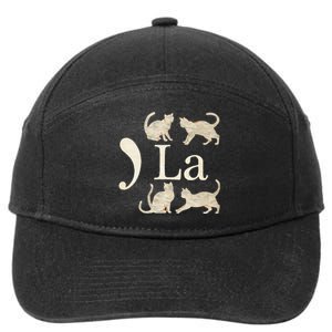 Comma La Floral Kamala Harris President 2024 Coma La Cats 7-Panel Snapback Hat