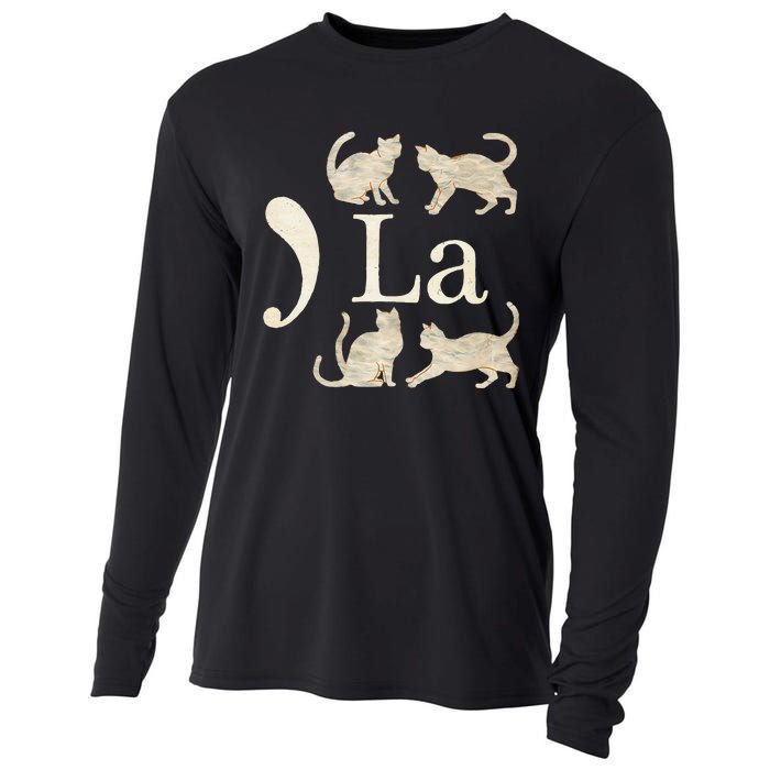 Comma La Floral Kamala Harris President 2024 Coma La Cats Cooling Performance Long Sleeve Crew