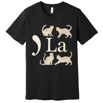 Comma La Floral Kamala Harris President 2024 Coma La Cats Premium T-Shirt