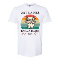 Cat Ladies For Kamala Harris Softstyle CVC T-Shirt