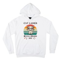 Cat Ladies For Kamala Harris Hoodie