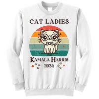 Cat Ladies For Kamala Harris Sweatshirt