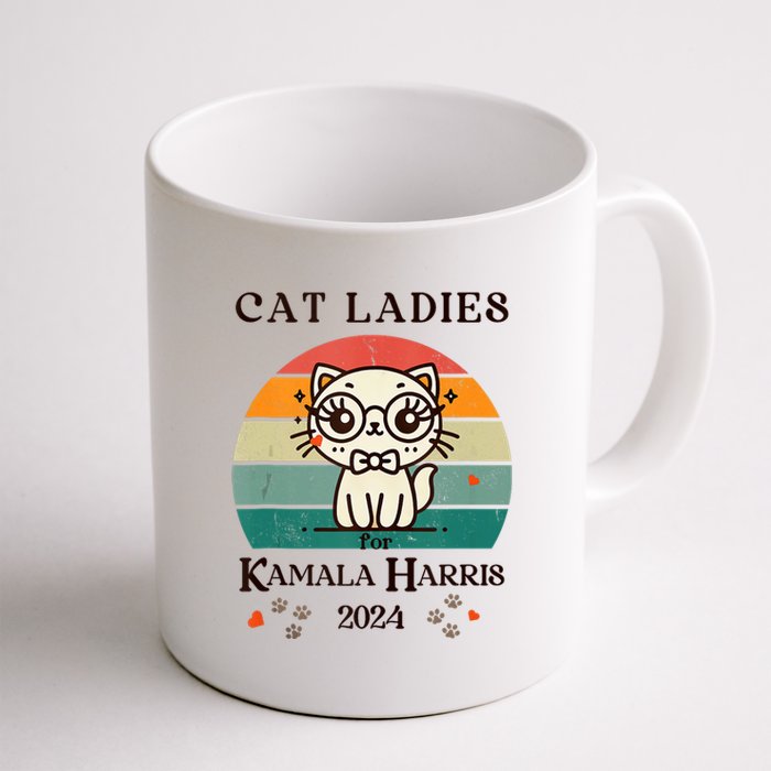 Cat Ladies For Kamala Harris Coffee Mug