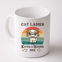 Cat Ladies For Kamala Harris Coffee Mug