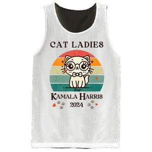 Cat Ladies For Kamala Harris Mesh Reversible Basketball Jersey Tank