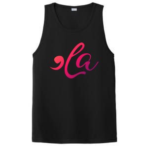 Comma La Funny Kamala Harris For President 2024 Gift PosiCharge Competitor Tank