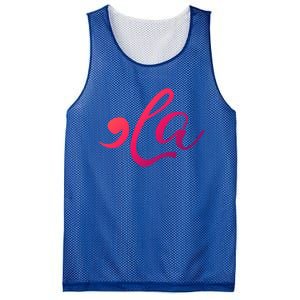 Comma La Funny Kamala Harris For President 2024 Gift Mesh Reversible Basketball Jersey Tank