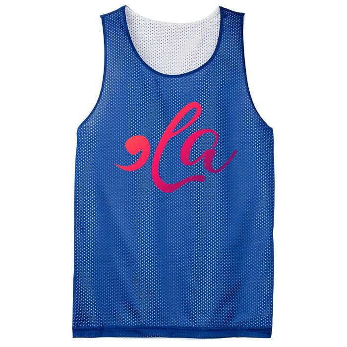 Comma La Funny Kamala Harris For President 2024 Gift Mesh Reversible Basketball Jersey Tank