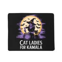 Cat Ladies For Kamala Harris 2024 Witches Harris Halloween Mousepad