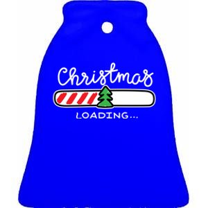 Christmas Loading Funny Novelty Graphic Tees And Cool Designs Meaningful Gift Ceramic Bell Ornament