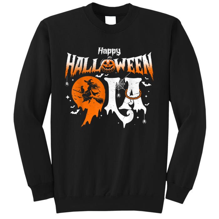 Comma La Funny Kamala Harris Halloween Pumpkin Sweatshirt