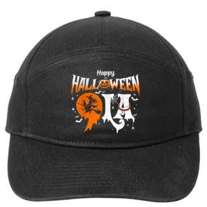 Comma La Funny Kamala Harris Halloween Pumpkin 7-Panel Snapback Hat