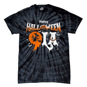 Comma La Funny Kamala Harris Halloween Pumpkin Tie-Dye T-Shirt