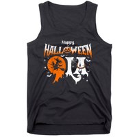 Comma La Funny Kamala Harris Halloween Pumpkin Tank Top