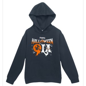 Comma La Funny Kamala Harris Halloween Pumpkin Urban Pullover Hoodie