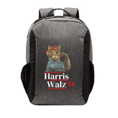 Cat Ladies For Kamala Walz Funny Cat 2024 President Vector Backpack