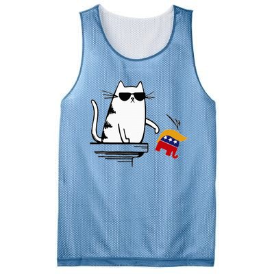 Cat Ladies For Kamala Harris Donald Trump 2024 Mesh Reversible Basketball Jersey Tank