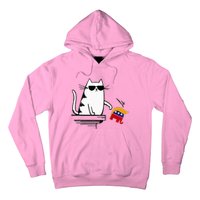 Cat Ladies For Kamala Harris Donald Trump 2024 Hoodie