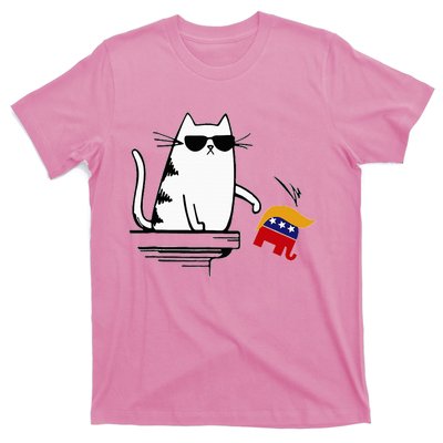 Cat Ladies For Kamala Harris Donald Trump 2024 T-Shirt